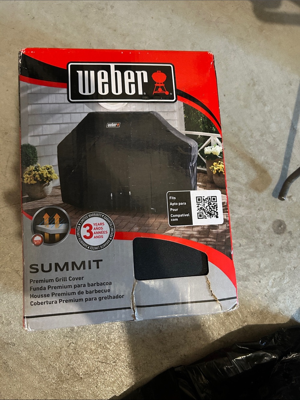 Weber Summit Premium Grill Cover in Black